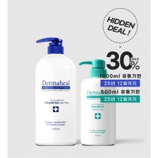 [30%_히든딜] 헤어 컨디셔닝 샴푸 겔 1000ml + 리프레시 500ml