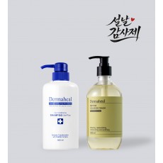 [GIFT] 헤어 컨디셔닝 샴푸 겔 500ml + 펩타이드 시카 바디워시 500ml