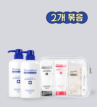 [2개] 헤어 컨디셔닝 샴푸 겔 500ml + 샴푸 기프트