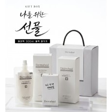 가정의달 선물세트 더마힐 헤어팩 300ml 블랙 패키지