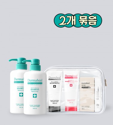 [2개] 헤어 컨디셔닝 샴푸 리프레시 500ml + 샴푸 기프트